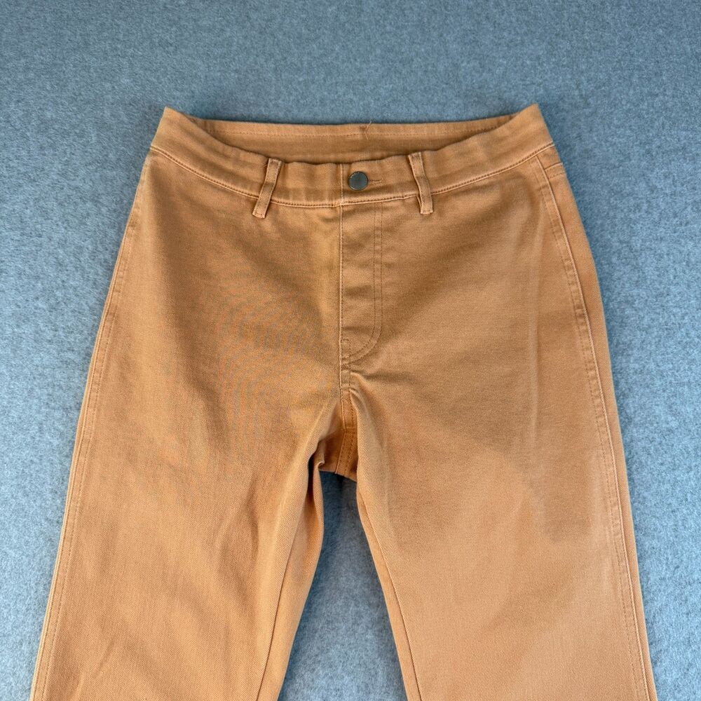 Uniqlo High Rise Skinny Pastel Orange Jeans Funky Maximalist Size S 26"-27"